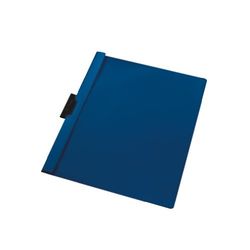 Herlitz A4 Spine Clip File with 30 Sheets Capacity - Dark Blue (5 Pieces)