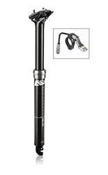 XLC unisex – vuxen All MTN teleskopsadelstöd SP-T11, svart, 370 mm