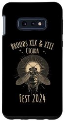Carcasa para Galaxy S10e Entomology Cicada Lover Cicada Fest 2024 Broods XIX And XIII