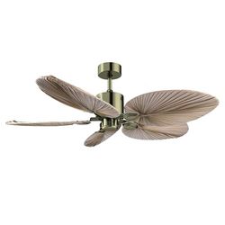 Cecotec Deckenventilator EnergySilence Aero 5200 Natural Palm, DC-Motor 42 W, Durchmesser 127 cm, Fernbedienung, Timer, 6 Geschwindigkeiten, Sommer und Winter, Blattrotation, Leise