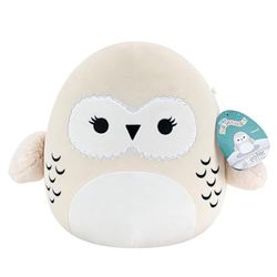 Squishmallows SQWB00099 Harry Potter Hedwig 25 cm, officiële Jazwares pluche, superzacht knuffeldier