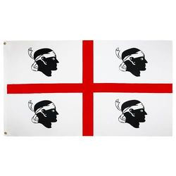 BANDIERA SARDEGNA 150x90cm - BANDIERA SARDA - ITALIA 90 x 150 cm - AZ FLAG