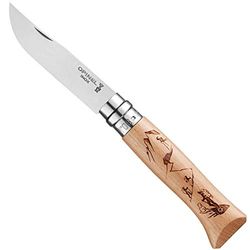 Opinel O002186 N°08 Montaña, bruin, 19,3