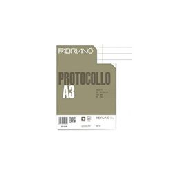 FABRIANO protocollo a4 1rigo c/margine 200fg 60gr fabriano