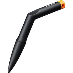 FISKARS Palo de plantación, Solid, Longitud 26 cm, Plástico reforzado con fibra de vidrio, Negro, Naranja, 1057080