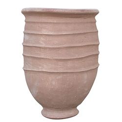 Biscottini Vasi terracotta grandi da esterno 55x77x55 cm | Vasi per piante grandi artigianali | Vaso terracotta grande del Sahara