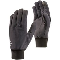 Black Diamond Unisex lichtgewicht softshell handschoenen (verpakking van 2)