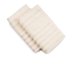 Gözze 2er Set Frottier Mailand, CO/CV (Bamboo), 70%/30%, Gästetuch, 30x50cm, Creme