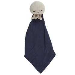 TOM ET ZOE, PU0038, Doudou Mascotte Doux et coloré pour bébés, idéal pour Le Sommeil et Le Jeu, hypoallergénique et Lavable en Machine, Taille Unique, Couleur Assortie