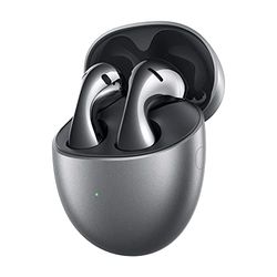 HUAWEI FreeBuds 5 Auriculares inalámbricos Bluetooth 5.2, iOS & Android, con Certificado de Alta resolución, diseño Open-fit, Doble conexión, 30 Horas de duración de la batería, IP54, Plateada