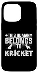 Nome del cane Kricket Gift Belongs To Pet Dog Kricket Custodia per iPhone 14 Pro Max