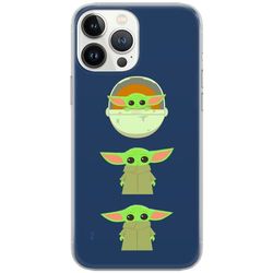 ERT GROUP mobiltelefonfodral för Iphone 13 PRO MAX originalt och officiellt licensierat Star Wars mönster Baby Yoda 007 Vit optimalt anpassad, fodral tillverkad av TPU-plast