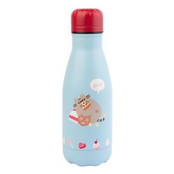 Grupo Erik: Borraccia termica Pusheen | Borraccia bambini 260 ml, doppia parete in acciaio inox, chiusura ermetica, BPA free, Thermos Pusheen, Pusheen Gadget, borraccia personalizzata