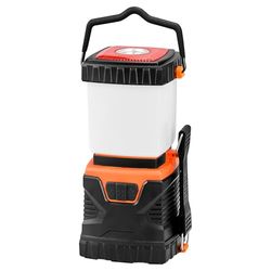 VEVOR Led-campinglantaarn, 1000 lm, 360 graden verlichting, 4 verlichtingsmodi, werkt op batterijen, zaklamp voor buiten, ideaal voor wandelen, vissen, stroomuitval en reparaties