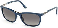 Longines LG0002-H 5890D Sunglasses, Blau Glanz, Taille Unique Homme, Blau Glanz, Taille unique