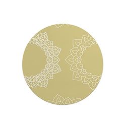Questo Casa, Round Digital Printed Mouse Pad, Non-Slip Base, for Office and Home, Diameter:22cm