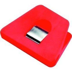 Laurel Multi Clip Signal 2 - Mollette ferma fogli, confezione: busta, colore: rosso chiaro, 70 mm, apertura 13 mm