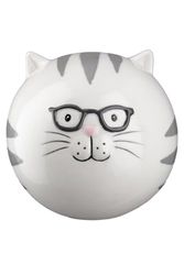 Pack of 2 Money box, round, Porcelain, white, PU 2, D. 13 cm