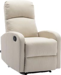 Astan Hogar Sillón Relax con Reclinación Manual, Tapizado en Tela, Modelo Premium Plus AH-AR30610CR