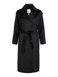 OBJECT Objclara Wool Coat Noos Cappotto, Nero, 46 Donna