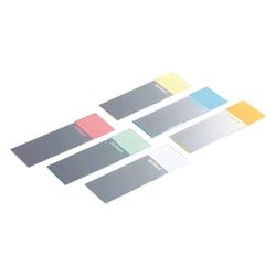 Marienfeld UniMark kalknatronglas, microscoop-objectglaasjes met 90° geslepen randen, standaardverpakking, oranje, 76 mm diepte, 26 mm breed, 1 mm dikte, 2500 stuks