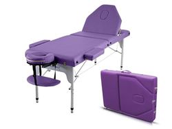 QUIRUMED ELITE aluminium klapbed 186 x 66 cm violet