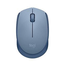 Logitech M171 Wireless Mouse for PC, Mac, Laptop, 2.4 GHz with USB Mini Receiver, Optical Tracking, 12-Months Battery Life, Ambidextrous - Grey