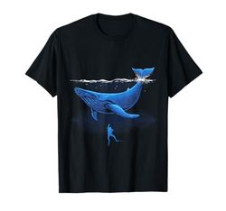 Oceano Animale Balena Idea Regalo Immersioni Subacquea Maglietta