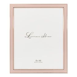 Lawrence Frames Polished Enamel Picture Frame, 8x10, Pink