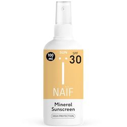 Naïf - Mineralny spray przeciwsłoneczny – LSF 30 – dla całej rodziny – 100 ml
