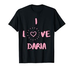 I Love Daria I Heart Daria divertente regalo Daria Maglietta