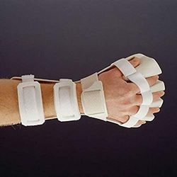 Rolyan - Ortesis esférica antiespasticidad con correa, talla L, recto, material poliform, relleno mettacarpiano, capaz de ser modificado