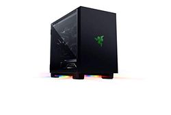 Razer Tomahawk Mini-ITX - Caja para juegos con Razer Chroma RGB (Puertas con bisagras en ambos lados, ventilación, filtro de polvo, gestión de cables, para radiadores de hasta 240 mm)