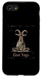 Carcasa para iPhone SE (2020) / 7 / 8 Divertido yoga de cabra meditando en el exterior