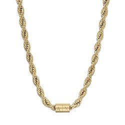 ARMANI EXCHANGE Herenketting roestvrij staal, goudkleurig, AXG0126710, Length: 500mm, Width: 5mm, Roestvrij staal, Geen edelsteen