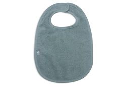 Jollein Bavoir pour bébé - En tissu éponge - Vert mer - 100% coton - Avec fermeture Velcro - Bavoir pour bébé
