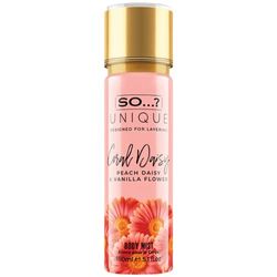 So…? Unique Womens Coral Daisy Body Mist Fragrance Spray 150ml