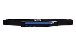 Nathan Mirage Pak - Cintura da corsa, unisex, taglia unica, colore: Nero/Blu elettrico