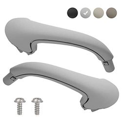 APPERFiT Automotive Parts Interior Door Pull Handles for W203 C-Class (Pair,Gray)