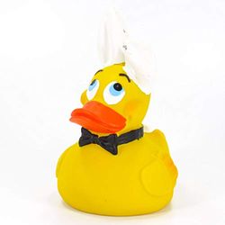 Lanco 8424678008397 piszcząca kaczuszka – Playboy; 100% kauczuk naturalny, żółty, 200 g