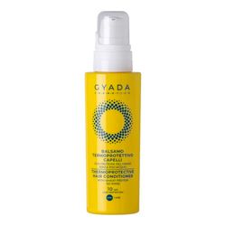 GYADA COSMETICS, Balsamo Termoprotettivo Capelli SPF10, ad Azione Districante, Protegge dalla Secchezza, per Capelli Idratati e Nutriti, con Succo di Aloe Vera e Avena, 150 ml