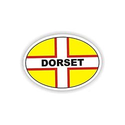 Sea View Stickers Logo Dorset Ovale Auto Van Sticker