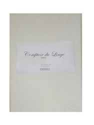 Comptoir du Linge ddh01420 hoeslaken, katoen, 140 x 200 cm, wit