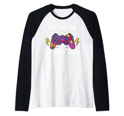 Estoy Jugando Consola Auriculares Gaming Gamer Videojuegos Camiseta Manga Raglan