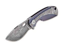 Viper Lille Damasteel kniv, blå, en storlek