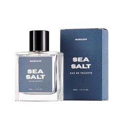 ManCave Sea Salt Fragrance Spray, Eau De Toilette for Men, 50ml, Mens Perfume with Sea Moss & Driftwood, Aftershave Gift for Him, UK Formulated EDT Fragrance