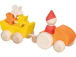 goki 55861 – Pequeño coleccionista de Estrellas – de Madera de Arce goki Evolution – Colores a Base de Agua – Fabricado en Europa