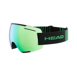 HEAD Unisex Adult F-LYT gogle narciarskie i snowboardowe, zielone/czarne, L