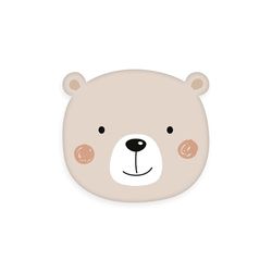 Herding babybest Coussin Contour Little Bear, env. 36 x 33 cm, polyester, coussin moulé