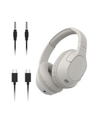 Belkin SoundForm Surround Cuffie Wireless Bluetooth over-ear con ENC Cancellazione Rumore, 60 ore di batteria, cuscinetti morbidi per iPhone, Galaxy, iPad, ideali per casa, ufficio o viaggi - Sabbia